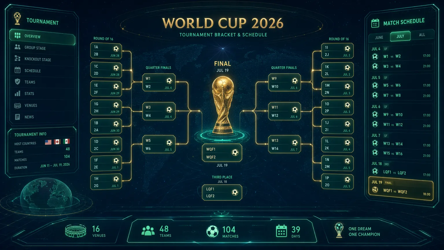世界杯赛程Banner